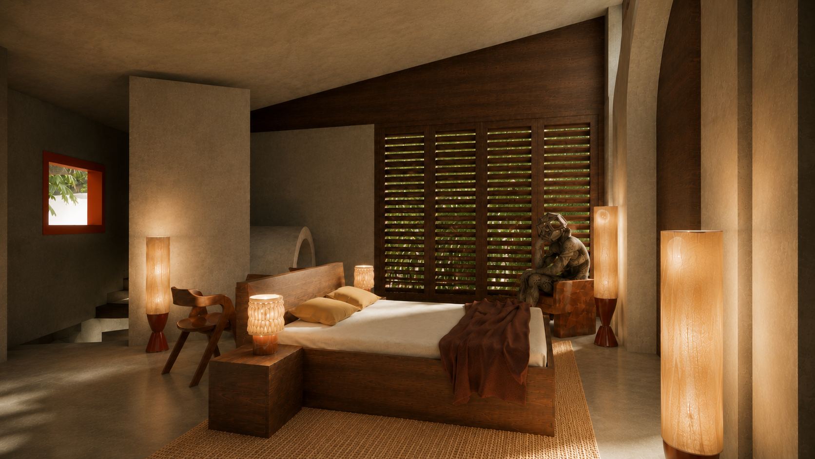 Antigua Bodega dormitorio cálido