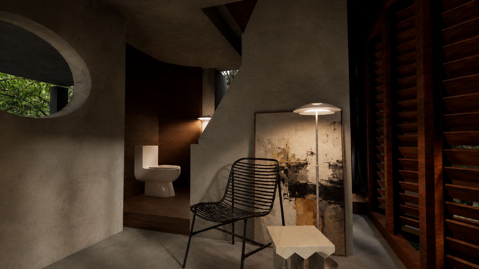 Casa tres pisos baño